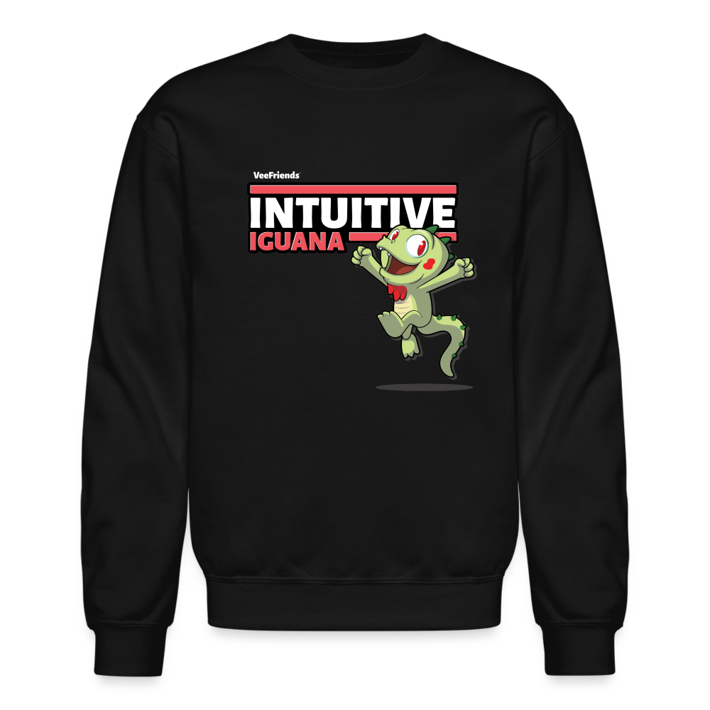 Intuitive Iguana Character Comfort Adult Crewneck Sweatshirt