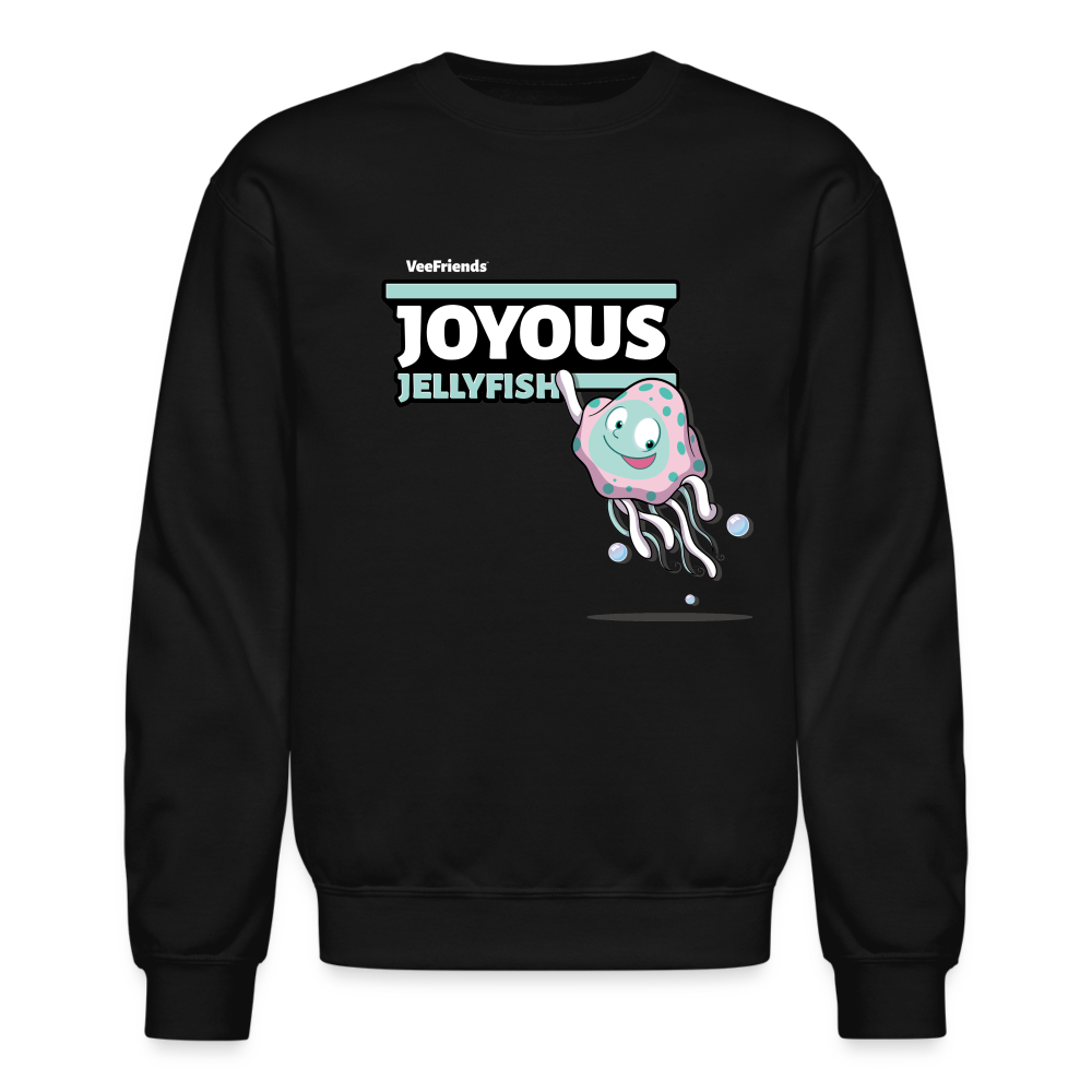 Joyous Jellyfish Character Comfort Adult Crewneck Sweatshirt