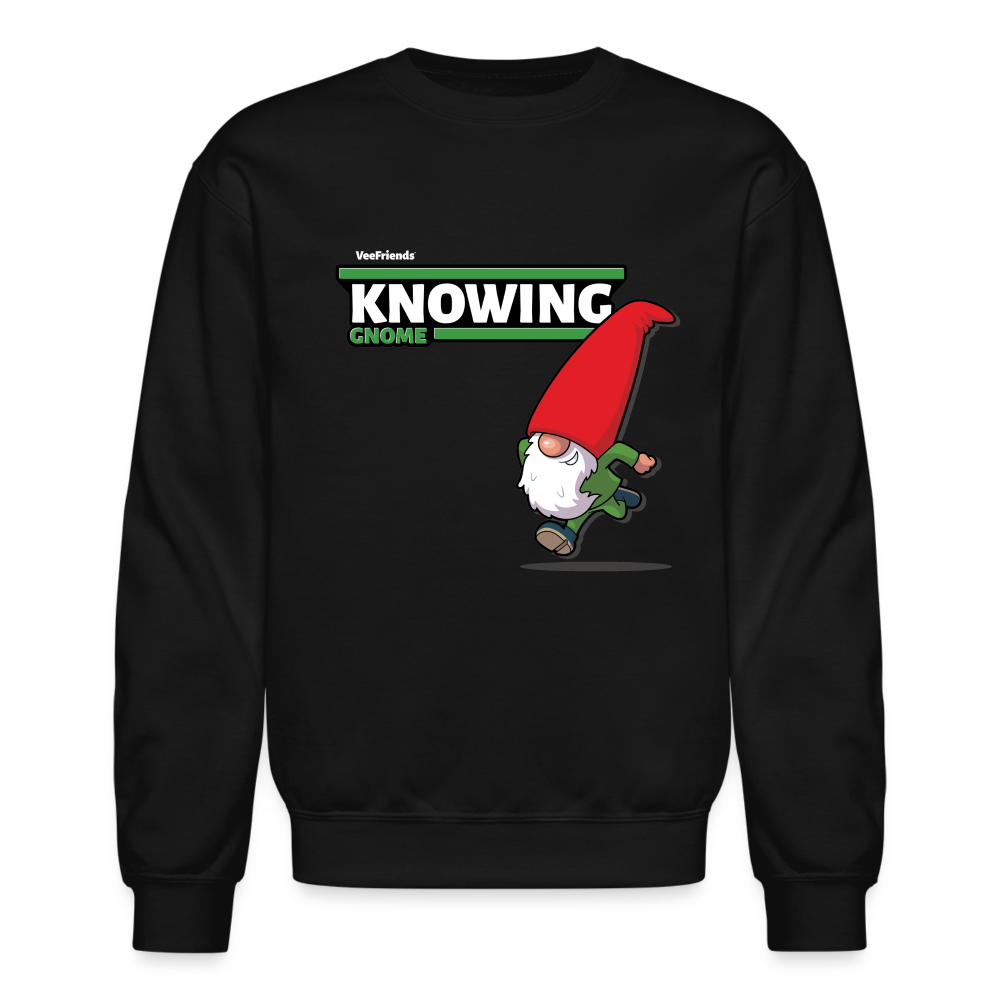 Knowing Gnome Character Comfort Adult Crewneck Sweatshirt