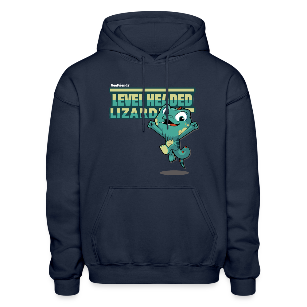 Level Headed Lizard Character Comfort Adult Hoodie