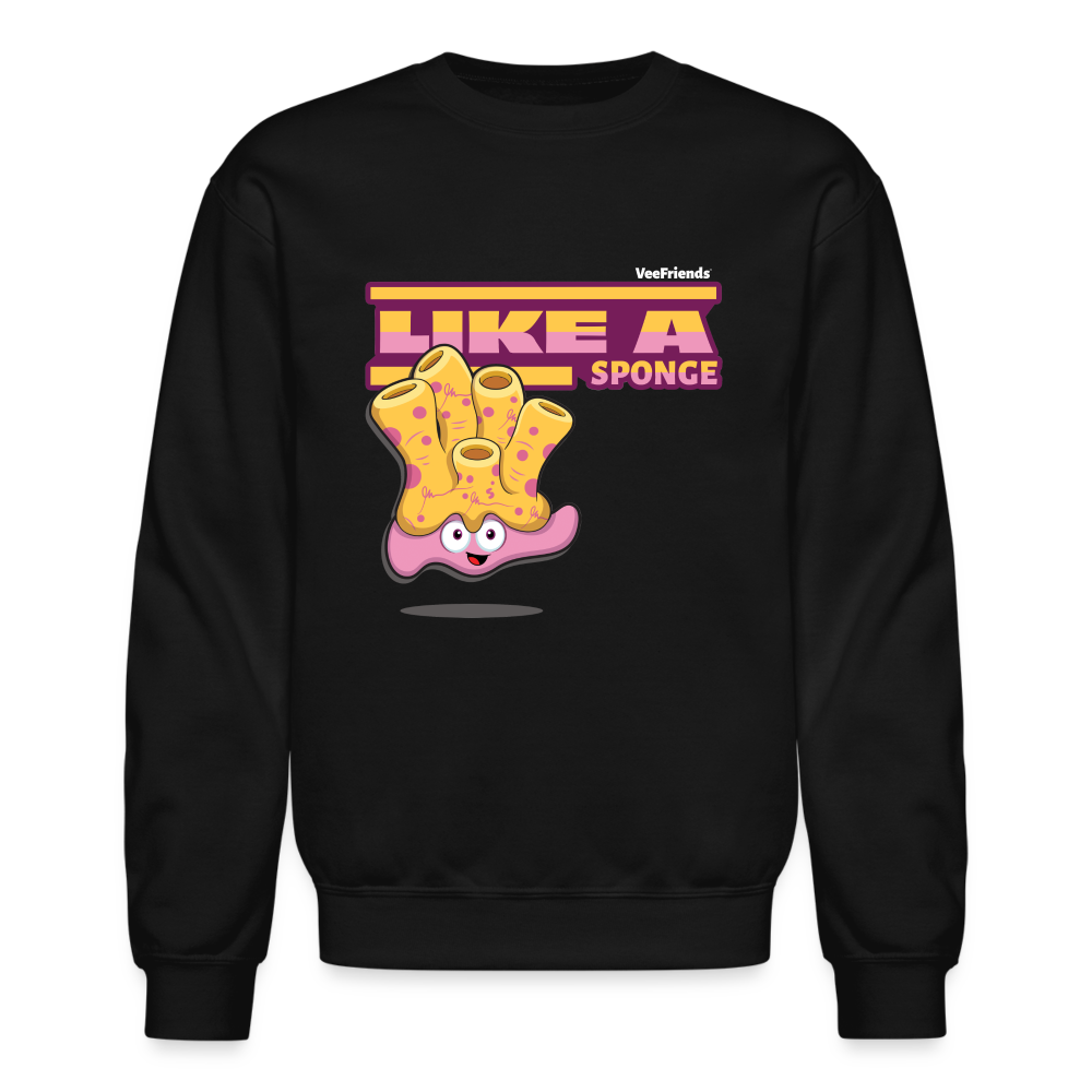 Like A Sponge Character Comfort Adult Crewneck Sweatshirt