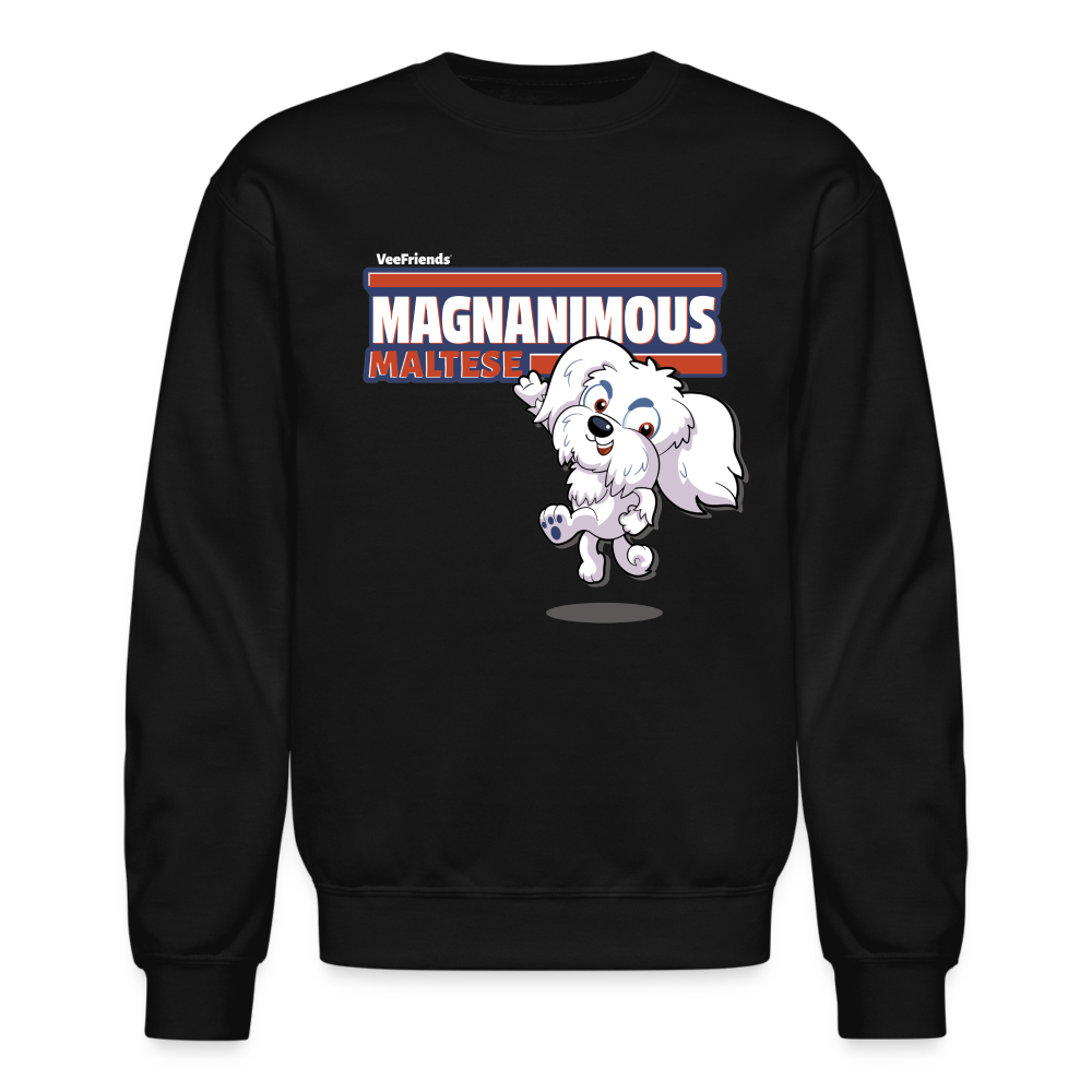 Magnanimous Maltese Character Comfort Adult Crewneck Sweatshirt