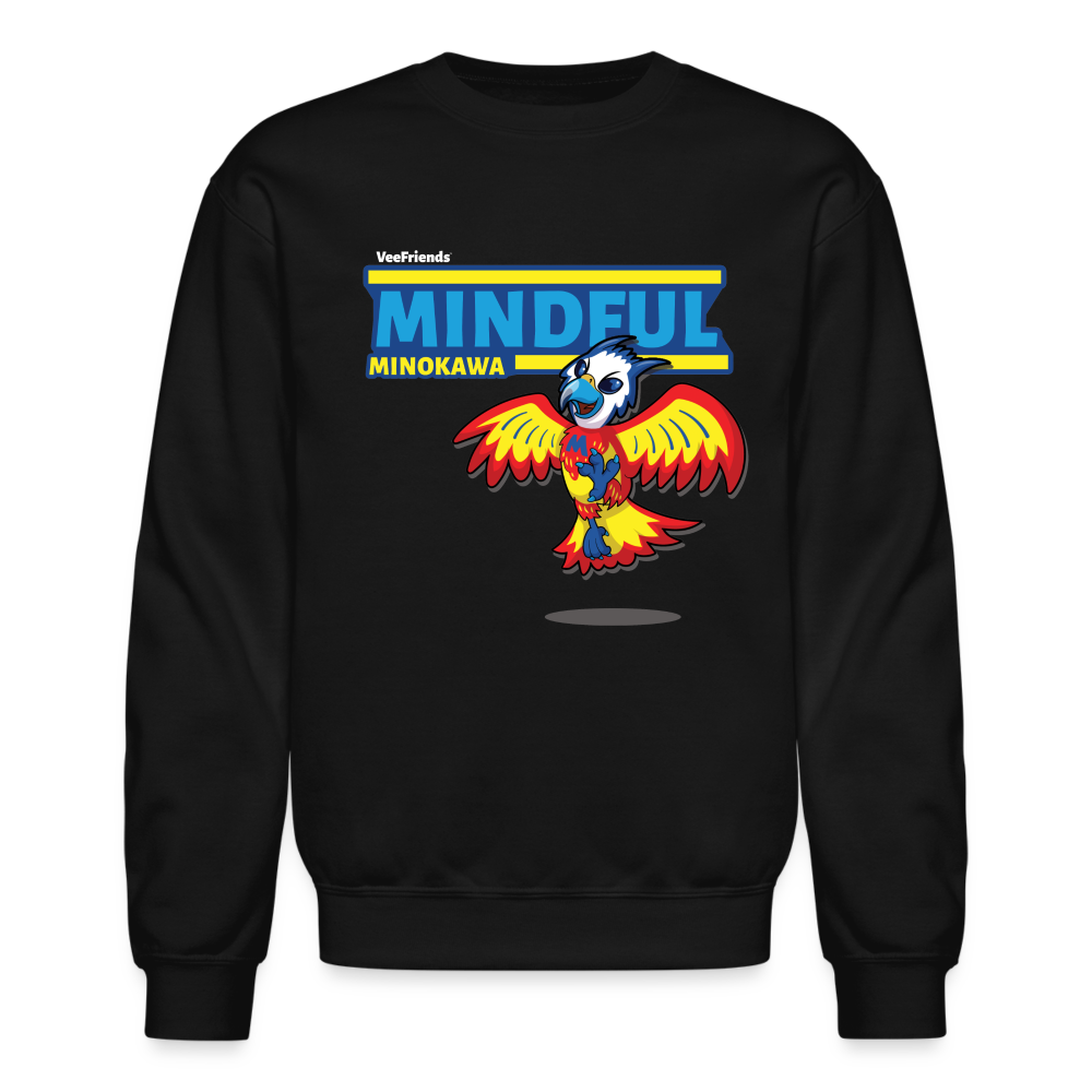 Mindful Minokawa Character Comfort Adult Crewneck Sweatshirt