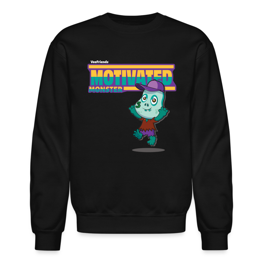 Motivated Monster Character Comfort Adult Crewneck Sweatshirt