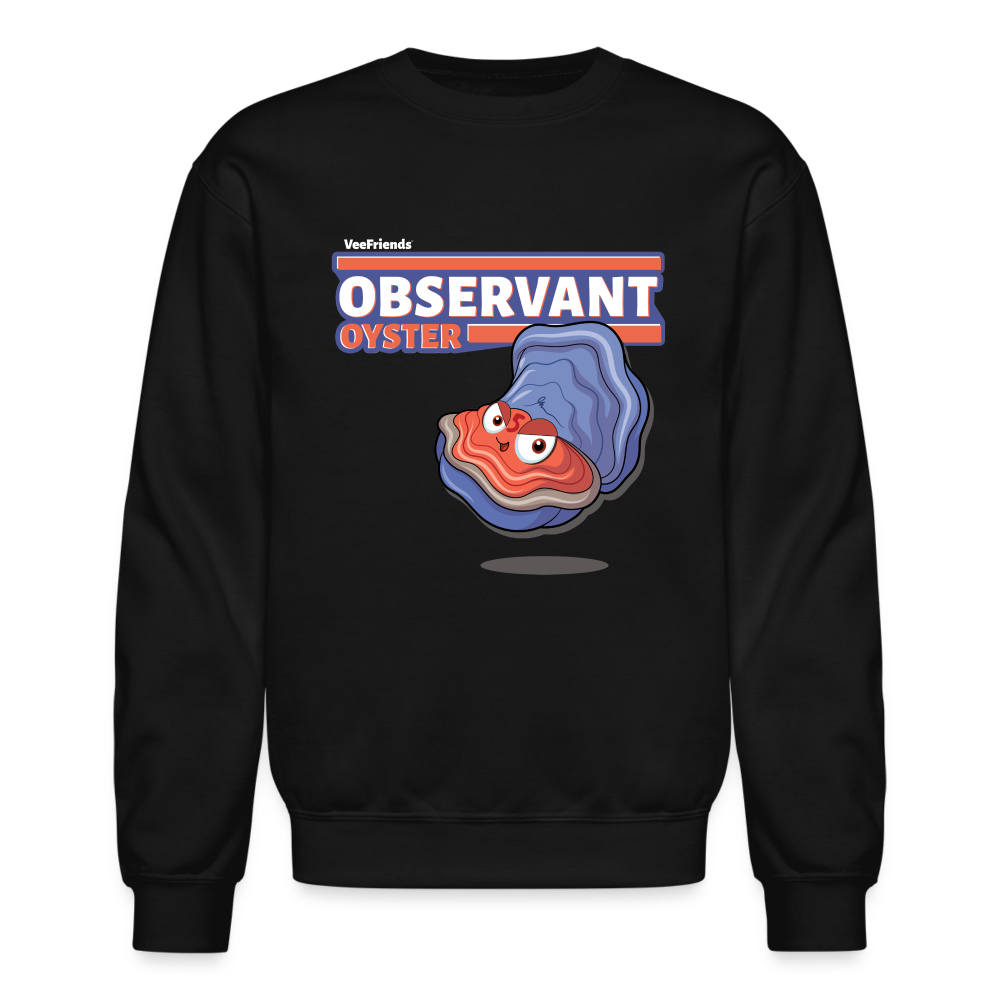 Observant Oyster Character Comfort Adult Crewneck Sweatshirt