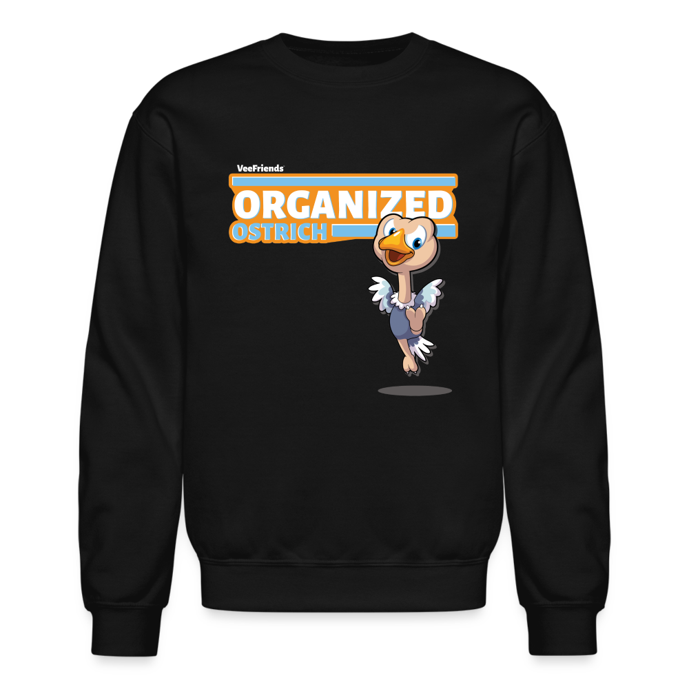 Organized Ostrich Character Comfort Adult Crewneck Sweatshirt