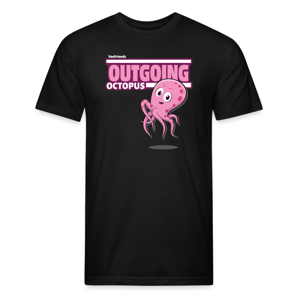 Outgoing Octopus Character Comfort Adult Tee