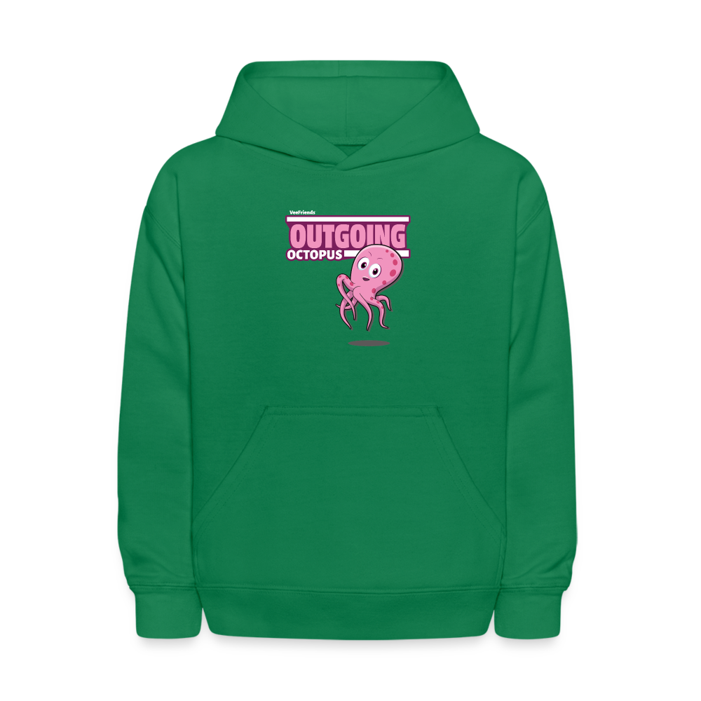 Outgoing Octopus Character Comfort Kids Hoodie