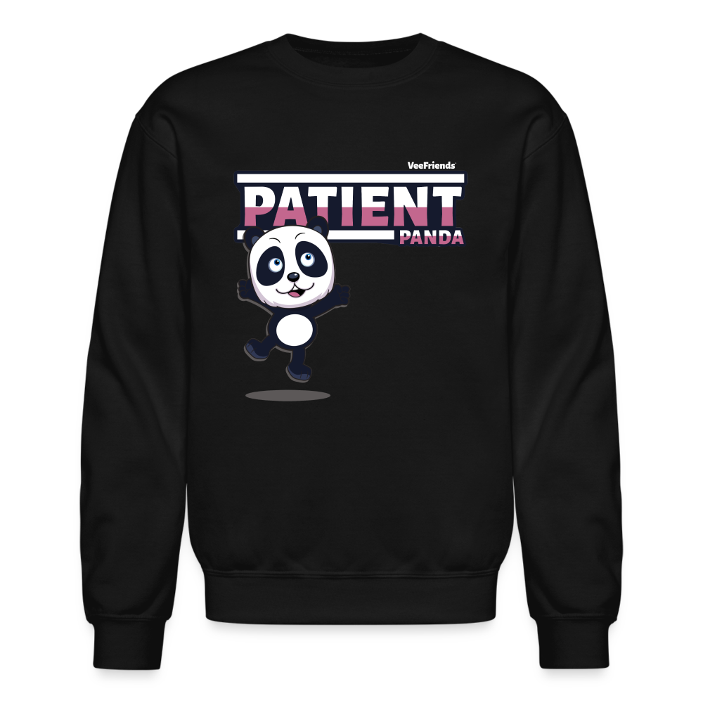Patient Panda Character Comfort Adult Crewneck Sweatshirt