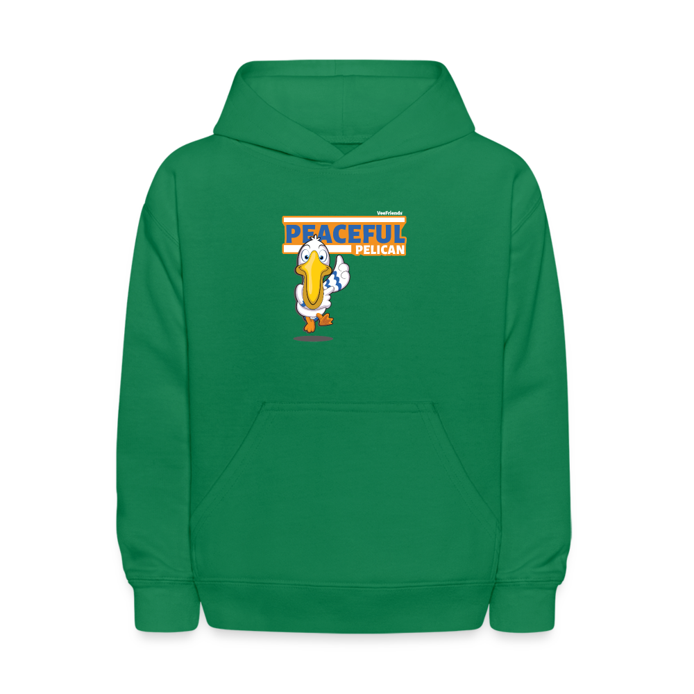Peaceful Pelican Character Comfort Kids Hoodie