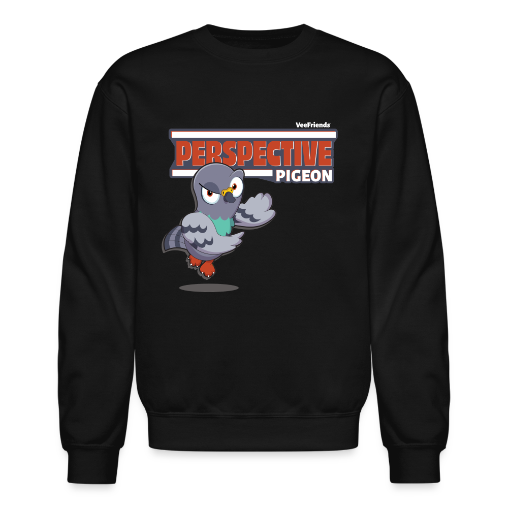Perspective Pigeon Character Comfort Adult Crewneck Sweatshirt