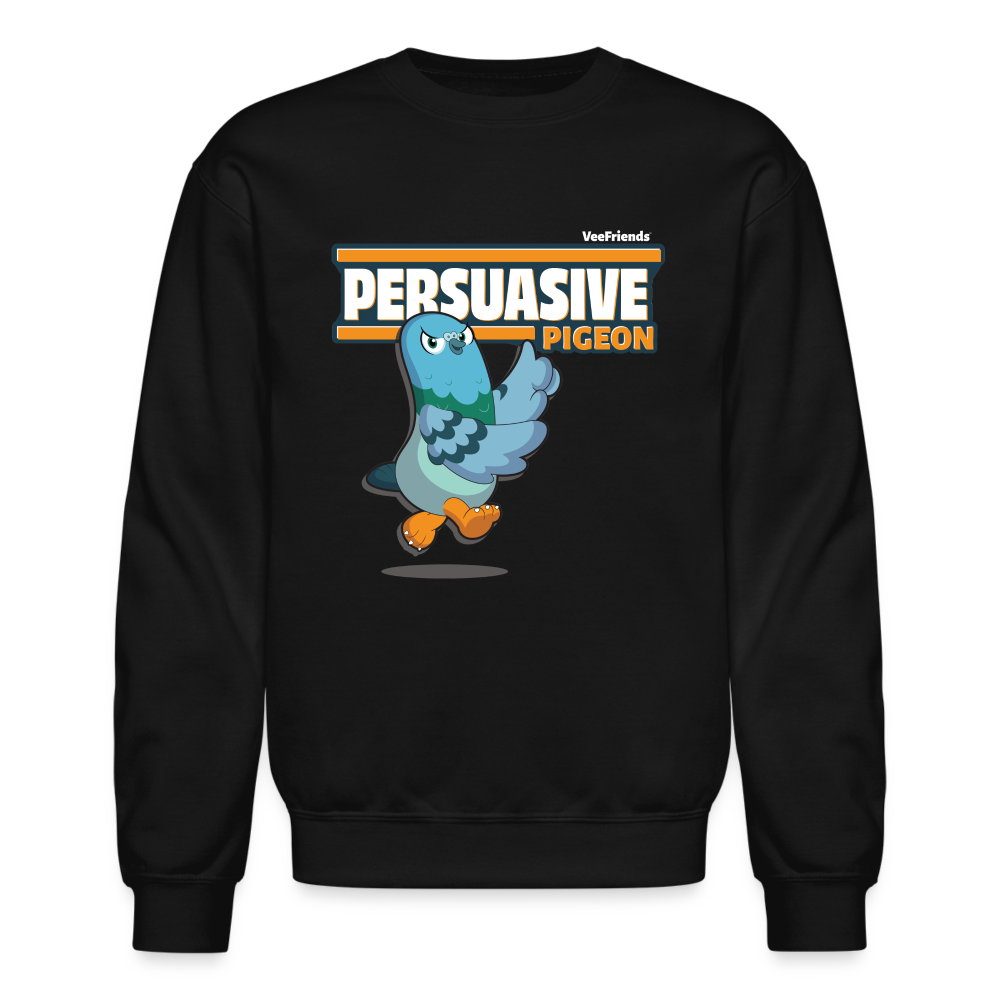 Persuasive Pigeon Character Comfort Adult Crewneck Sweatshirt