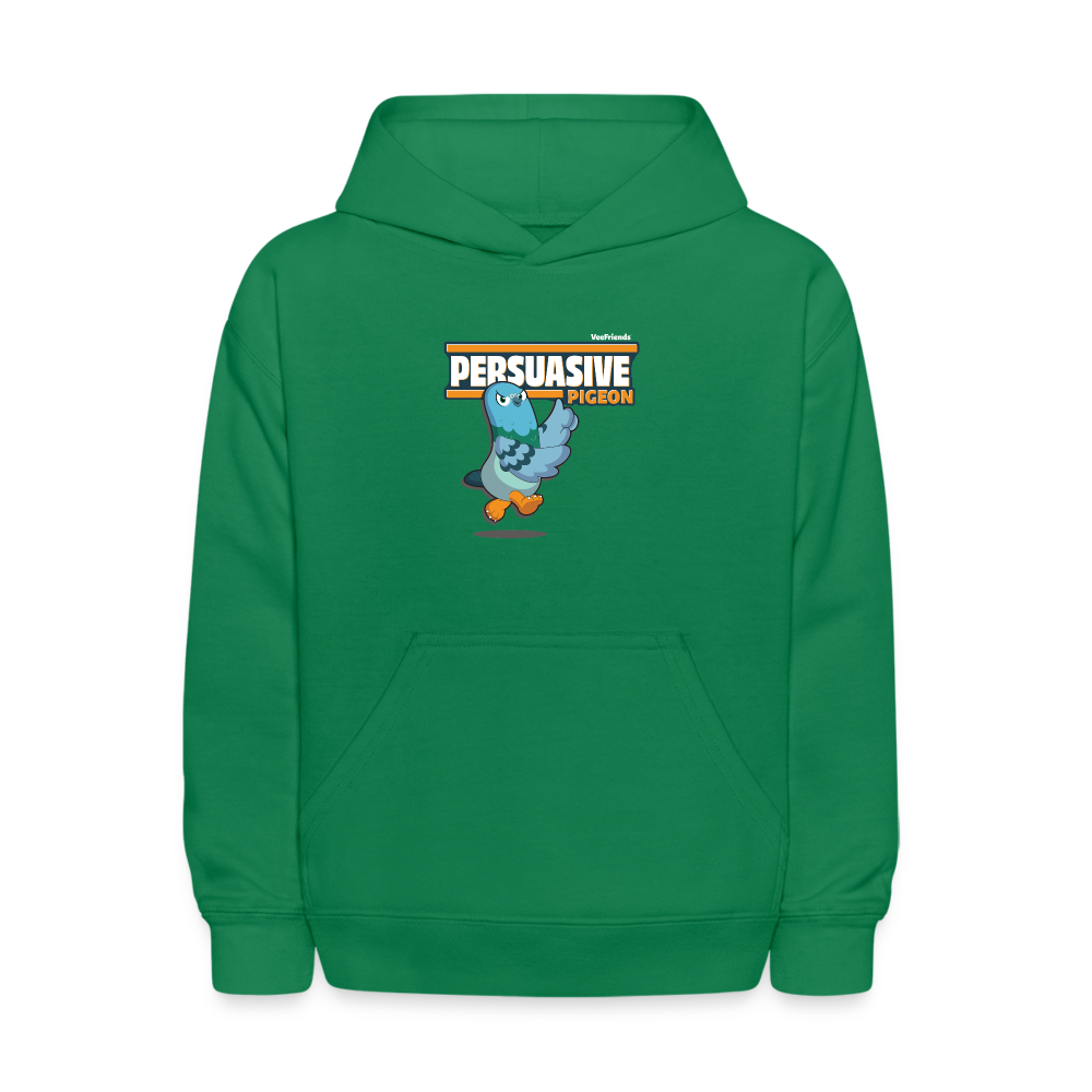 Persuasive Pigeon Character Comfort Kids Hoodie