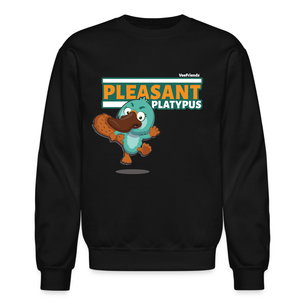 Pleasant Platypus Character Comfort Adult Crewneck Sweatshirt