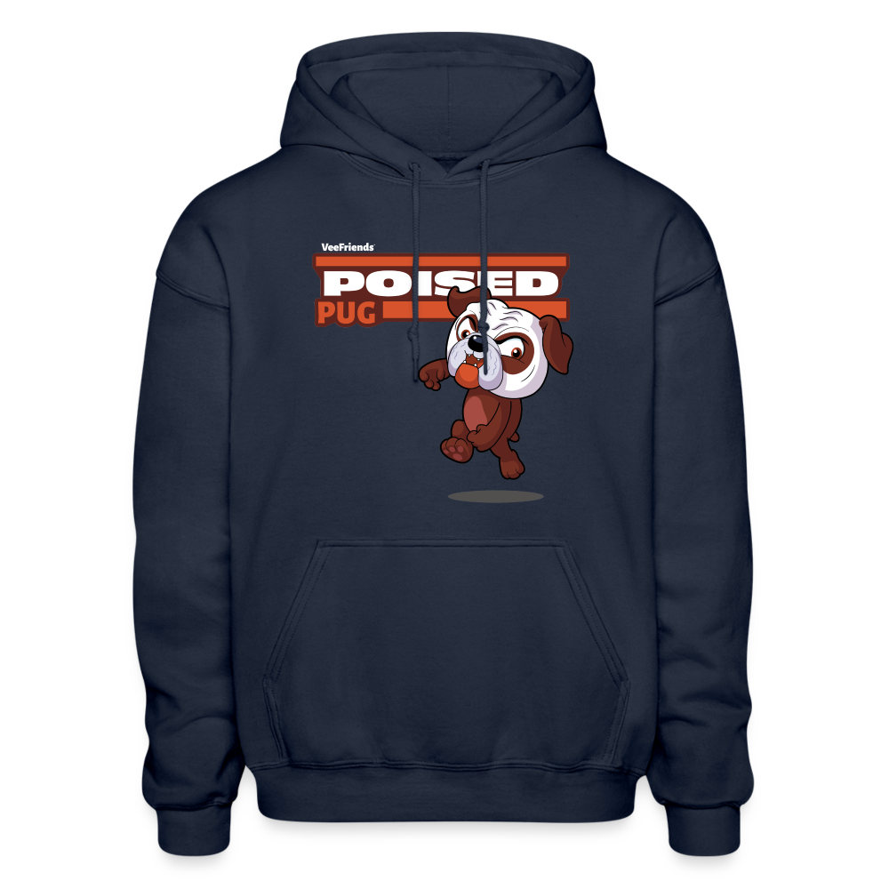 Poised Pug Character Comfort Adult Hoodie