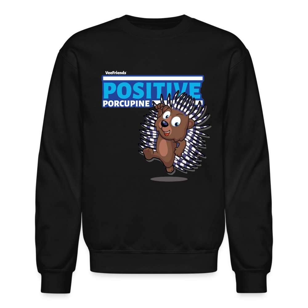Positive Porcupine Character Comfort Adult Crewneck Sweatshirt