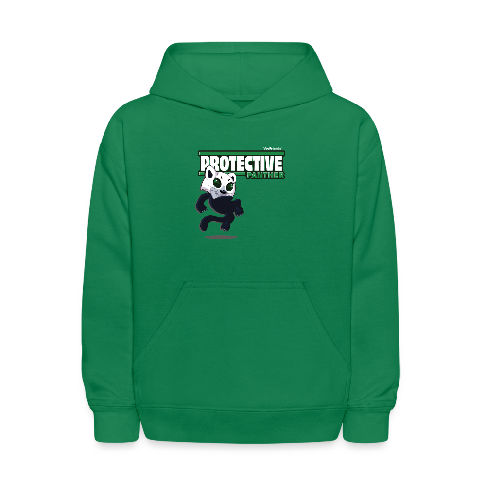 Protective Panther Character Comfort Kids Hoodie