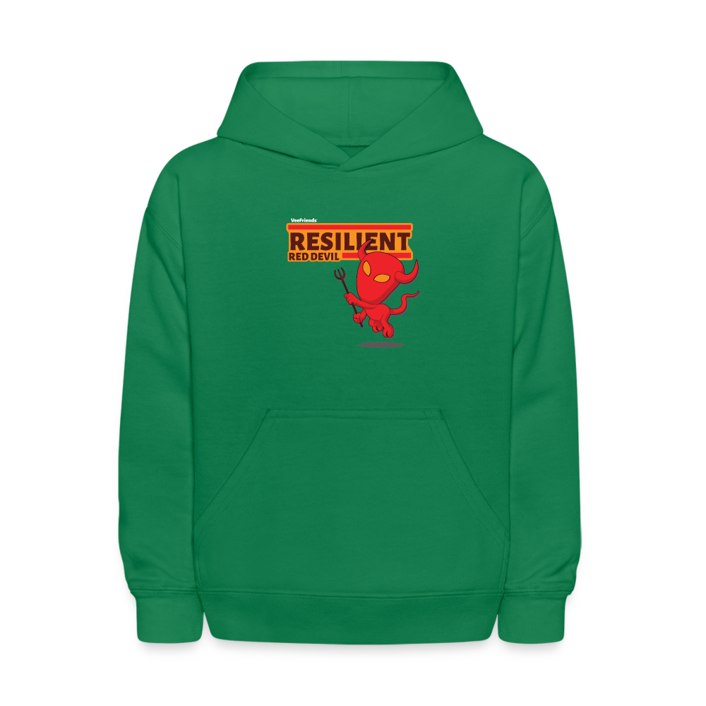 Resilient Red Devil Character Comfort Kids Hoodie