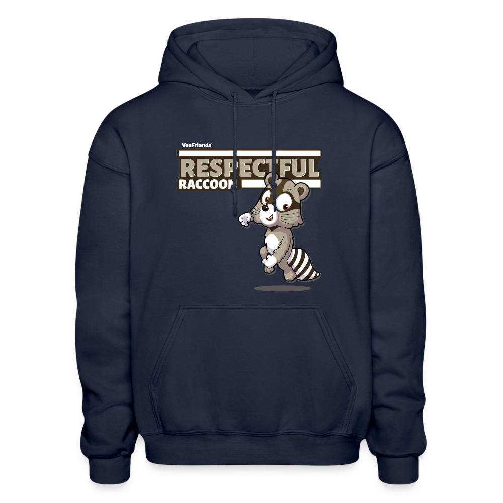 Respectful Racoon Character Comfort Adult Hoodie