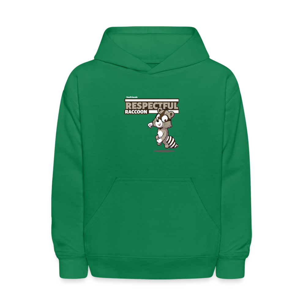 Respectful Racoon Character Comfort Kids Hoodie