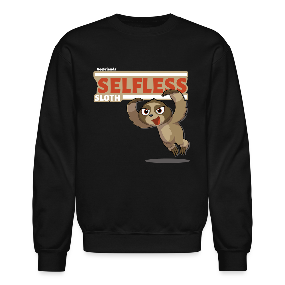 Selfless Sloth Character Comfort Adult Crewneck Sweatshirt