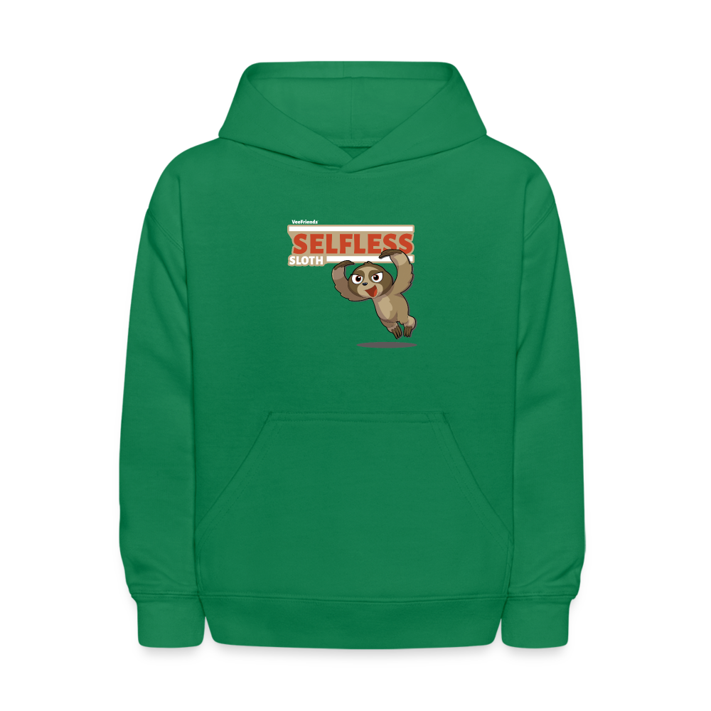Selfless Sloth Character Comfort Kids Hoodie