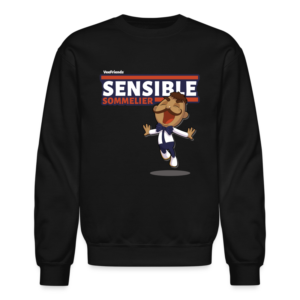 Sensible Sommelier Character Comfort Adult Crewneck Sweatshirt