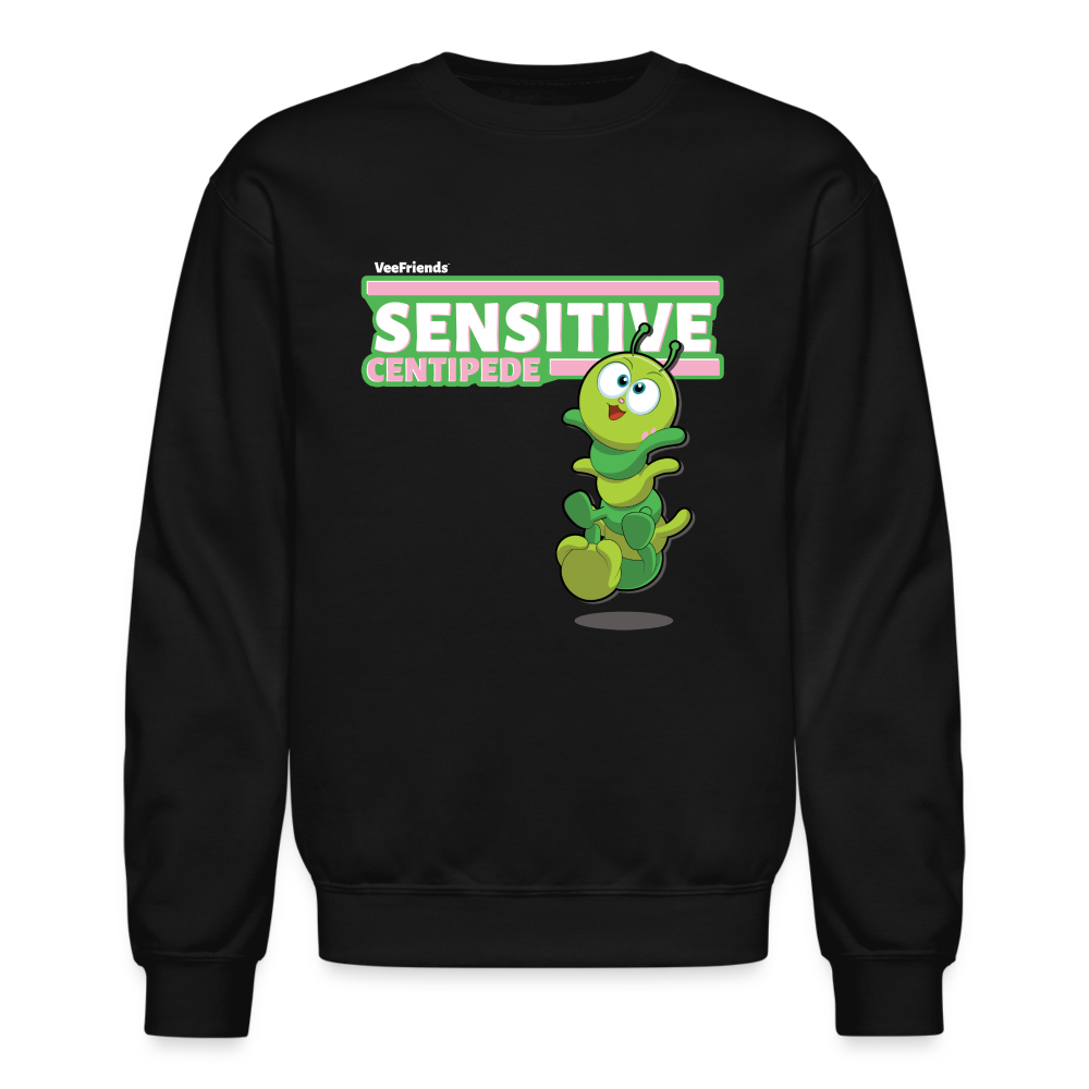 Sensitive Centipede Character Comfort Adult Crewneck Sweatshirt