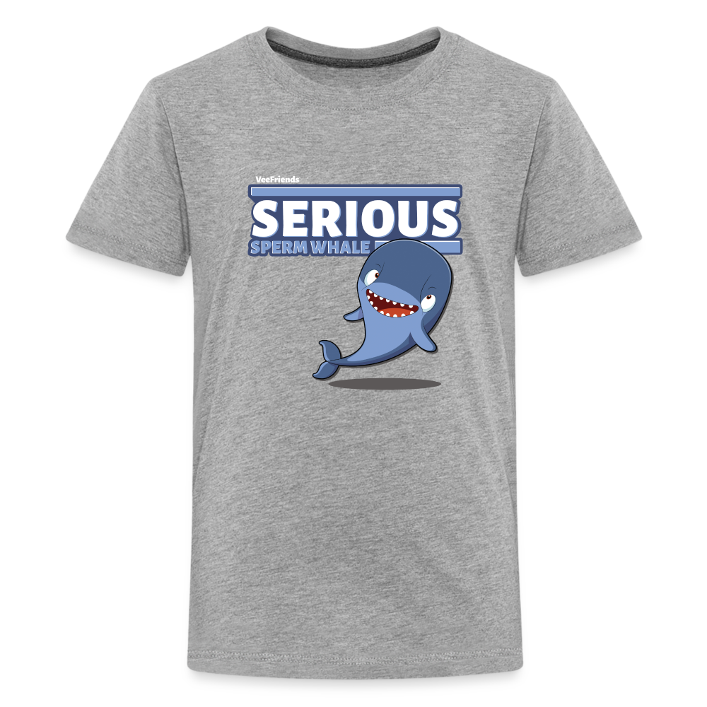Serious Sperm Whale Character Comfort Kids Tee