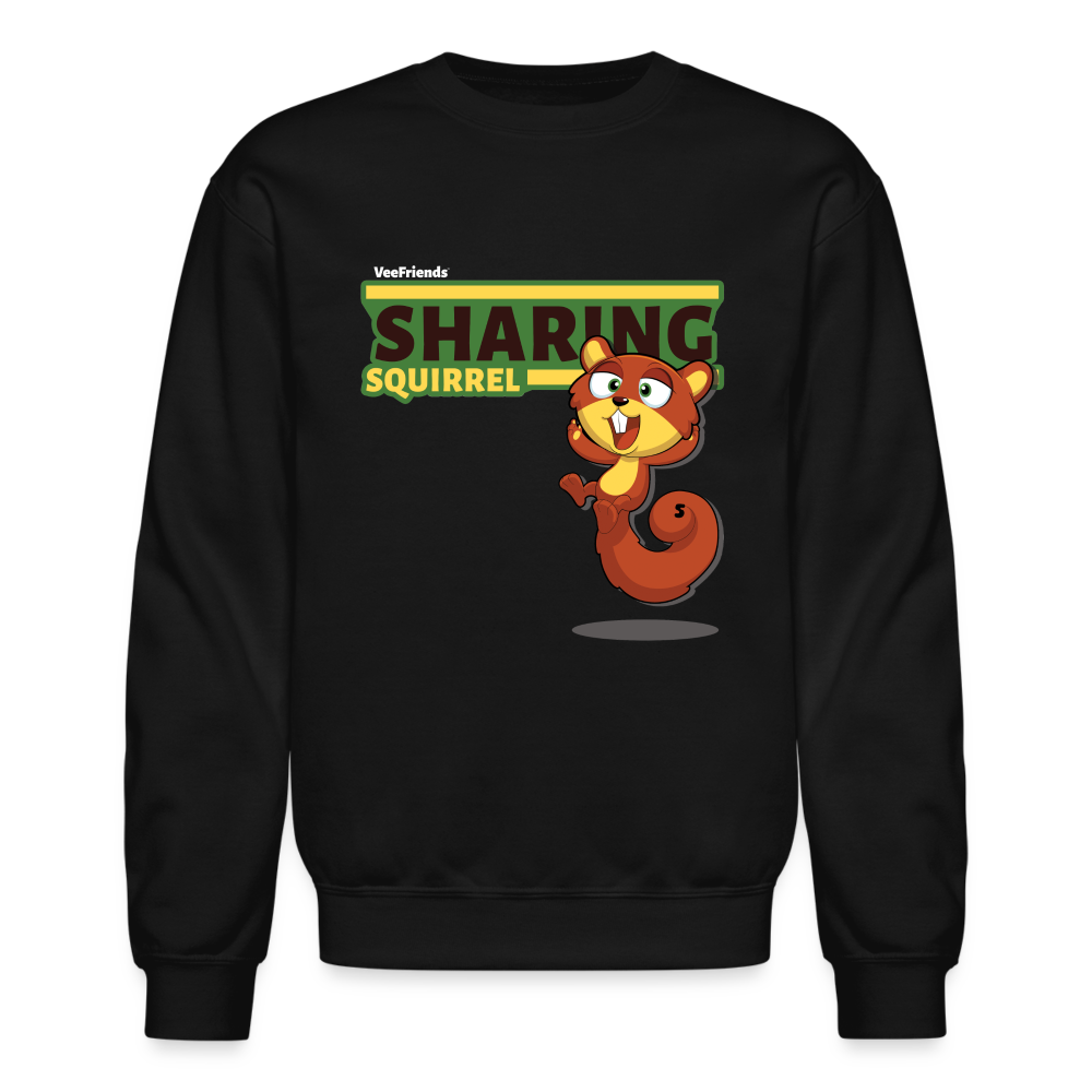 Sharing Squirrel Character Comfort Adult Crewneck Sweatshirt