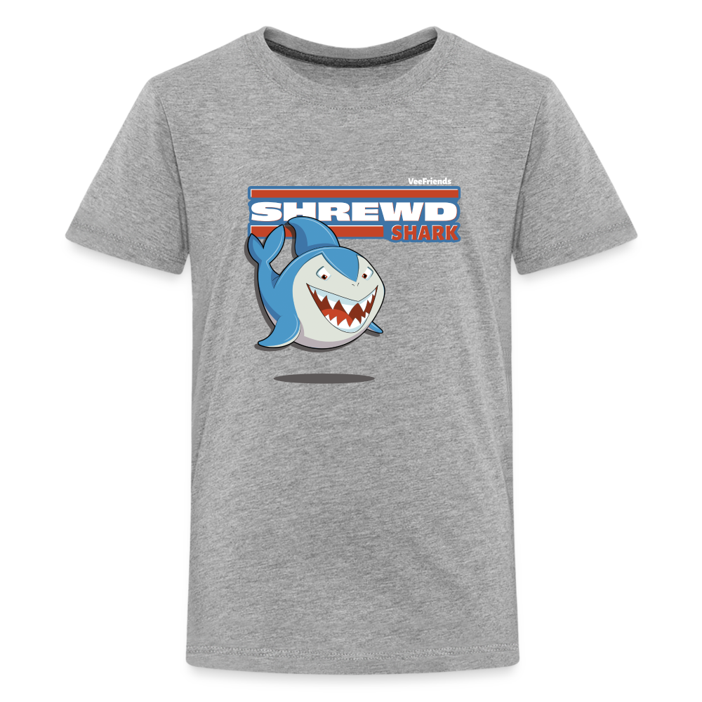 Shrewd Shark Character Comfort Kids Tee