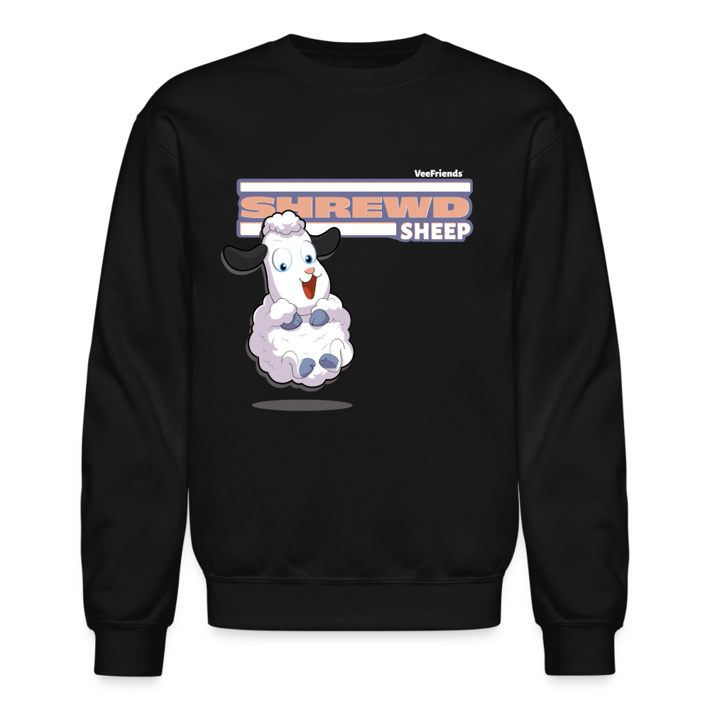 Shrewd Sheep Character Comfort Adult Crewneck Sweatshirt