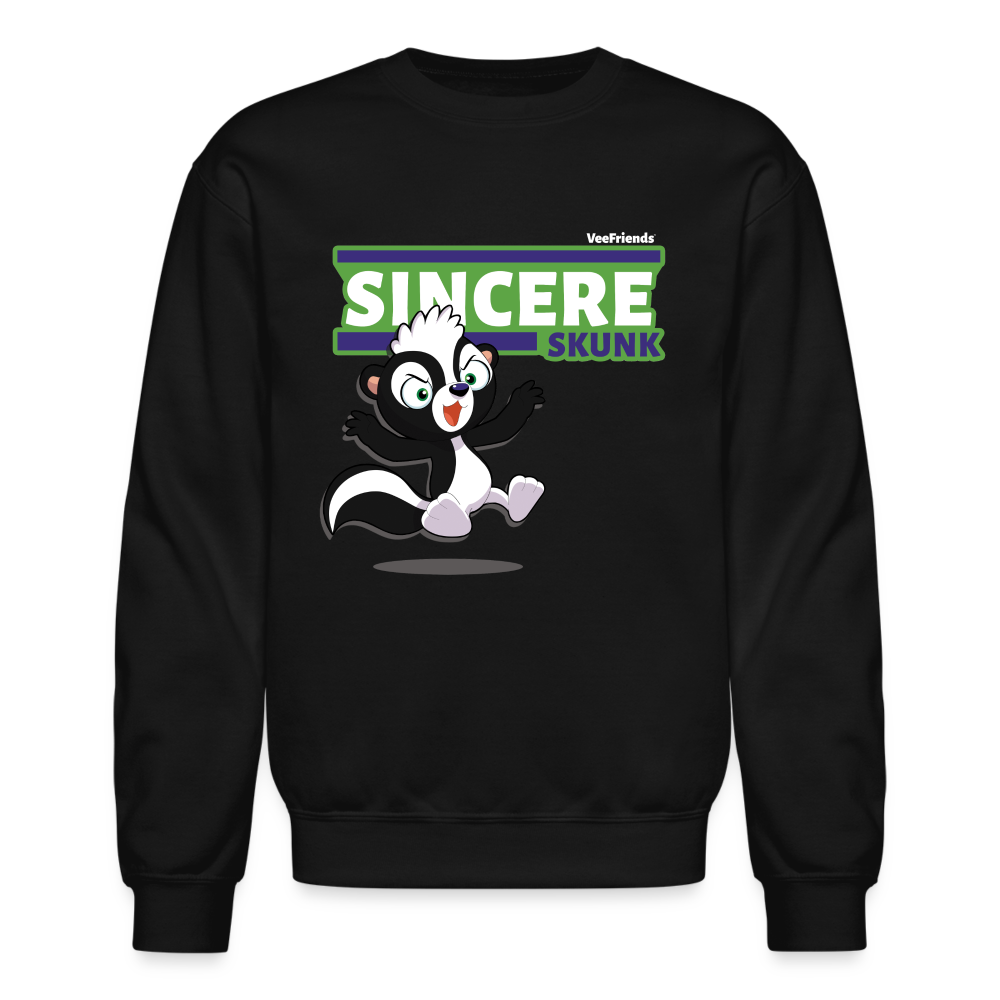 Sincere Skunk Character Comfort Adult Crewneck Sweatshirt
