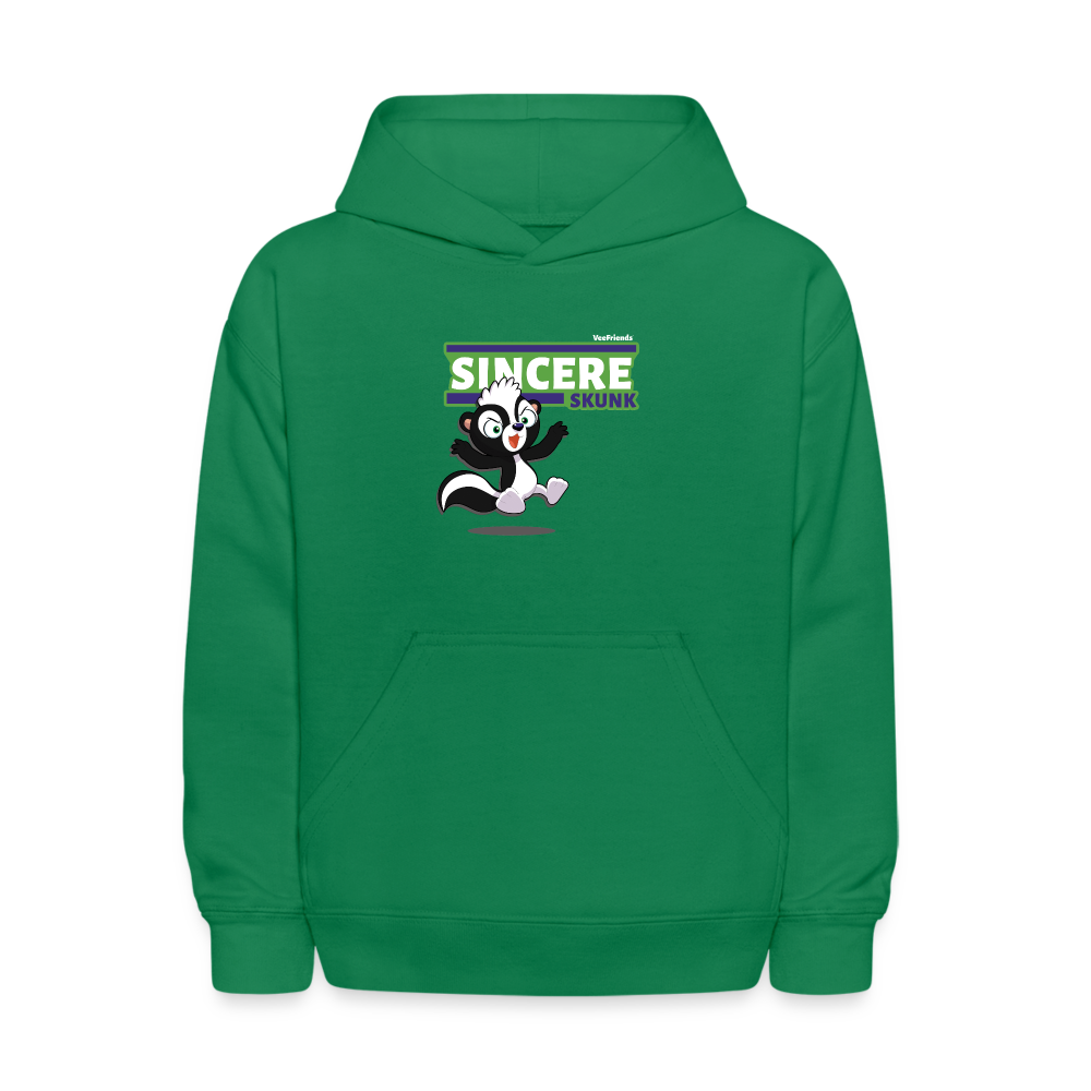 Sincere Skunk Character Comfort Kids Hoodie