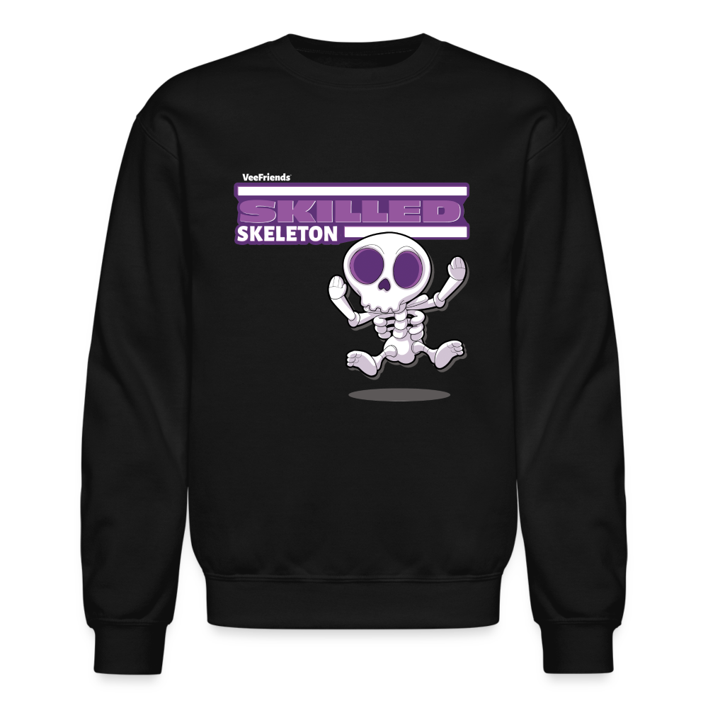 Skilled Skeleton Character Comfort Adult Crewneck Sweatshirt