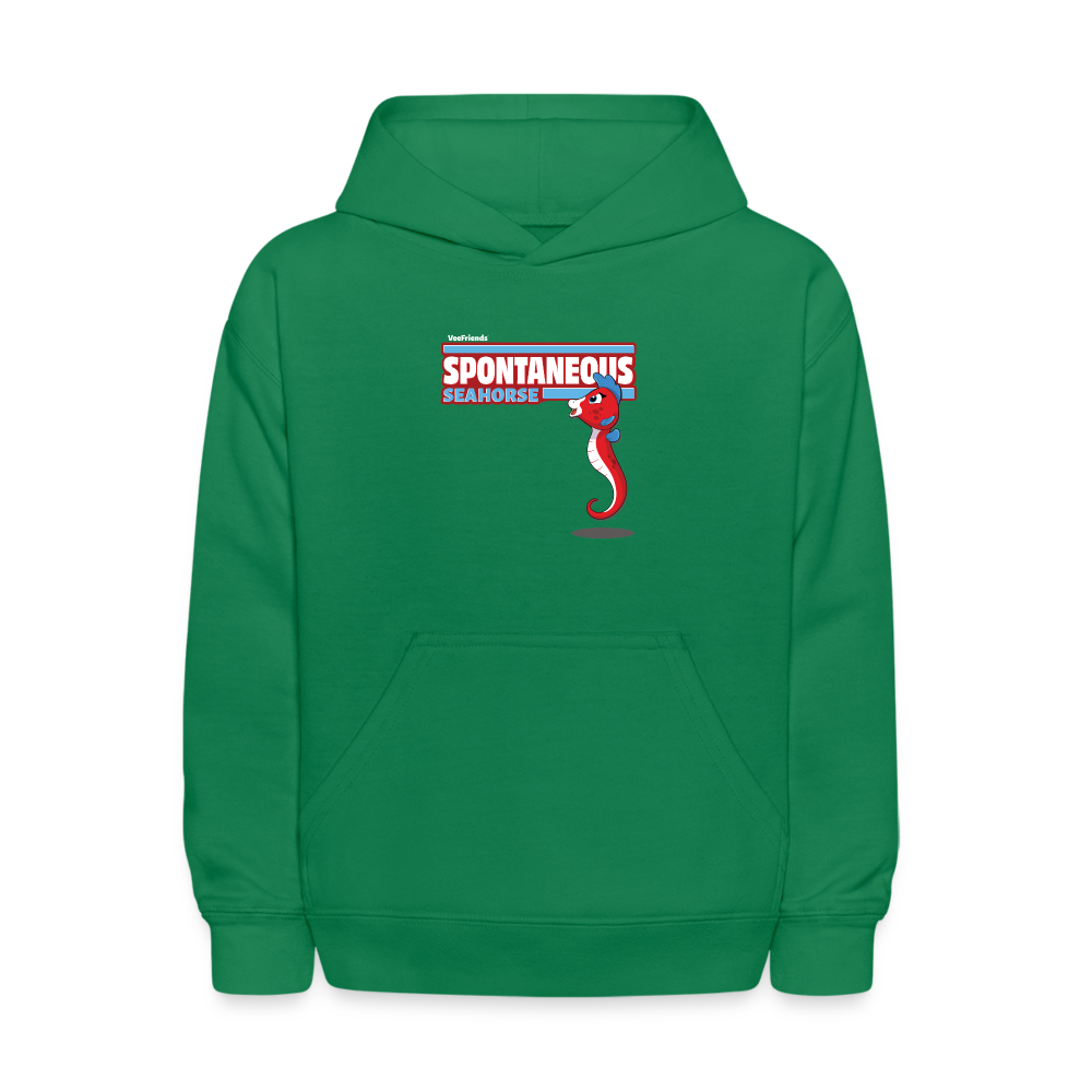Spontaneous Seahorse Character Comfort Kids Hoodie
