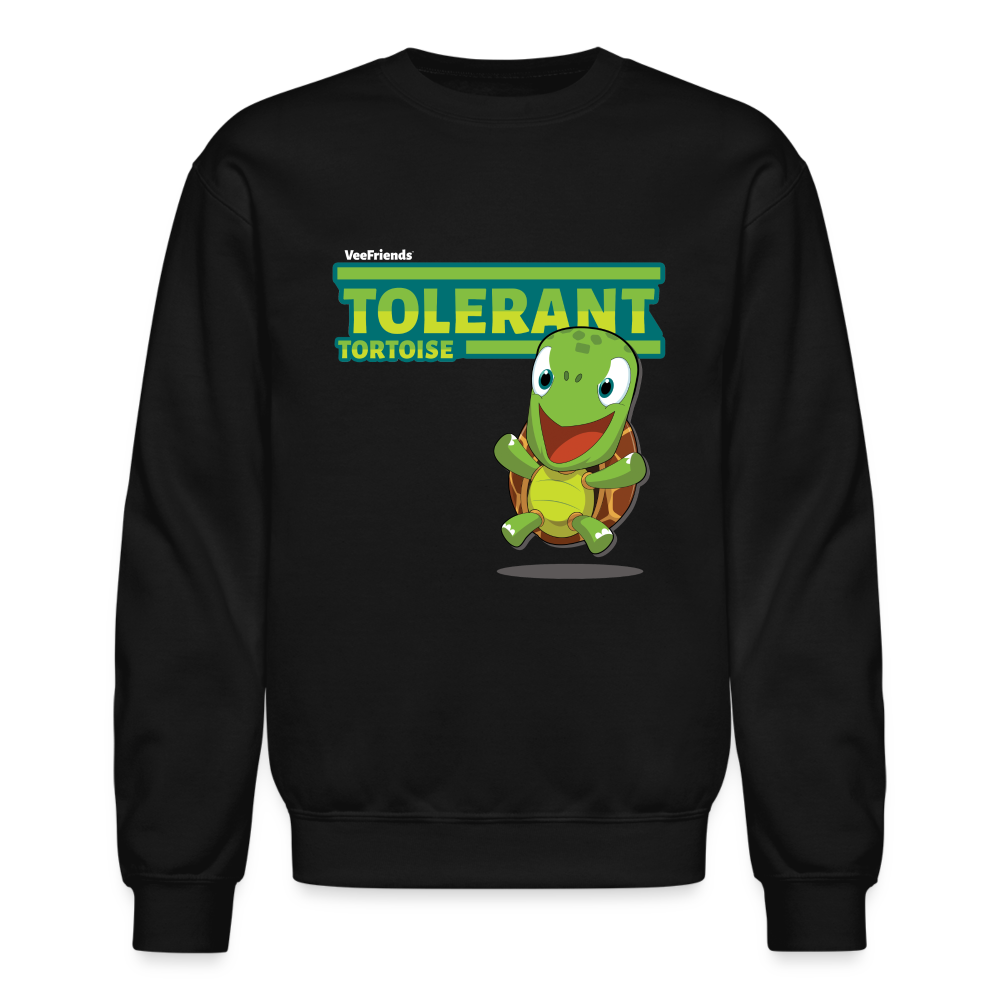 Tolerant Tortoise Character Comfort Adult Crewneck Sweatshirt