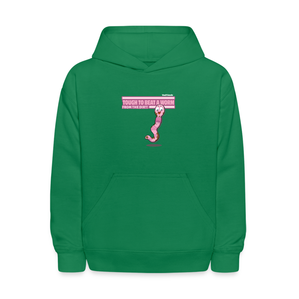 Tough To Beat A Worm From The Dirt! Character Comfort Kids Hoodie