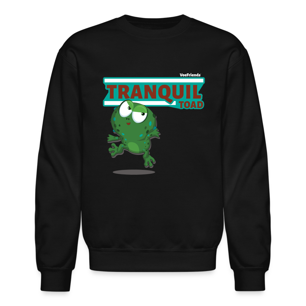 Tranquil Toad Character Comfort Adult Crewneck Sweatshirt