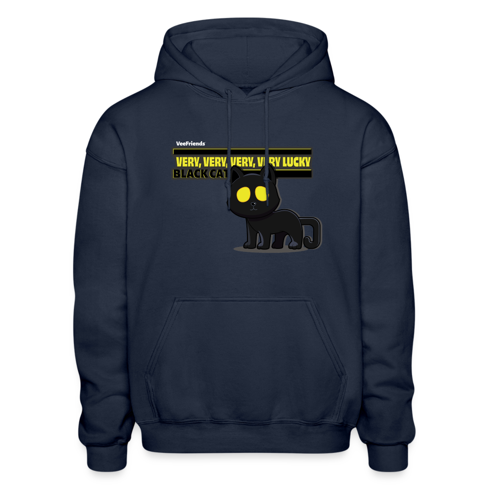 Very, Very, Very, Very Lucky Black Cat Character Comfort Adult Hoodie