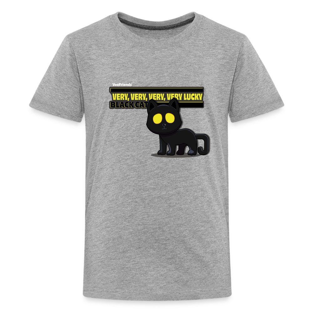 Very, Very, Very, Very Lucky Black Cat Character Comfort Kids Tee