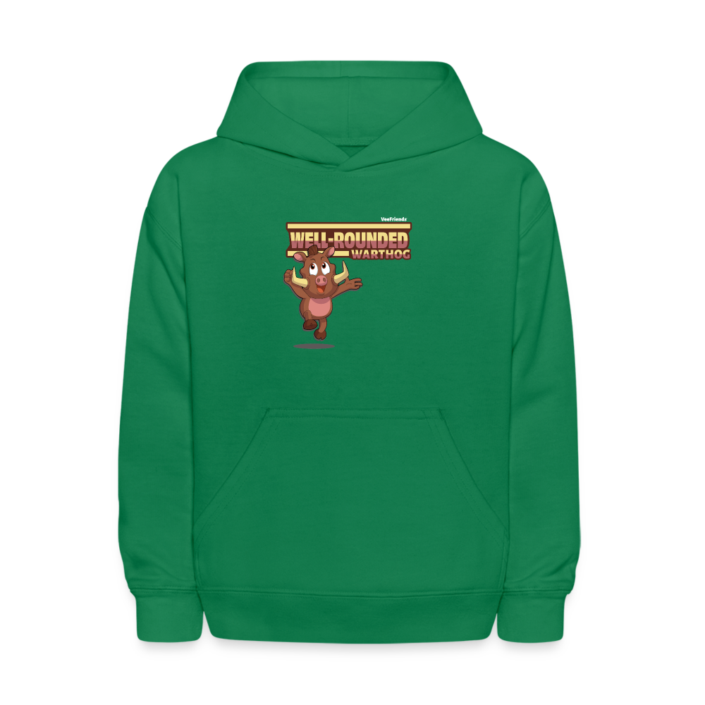 Well-Rounded Warthog Character Comfort Kids Hoodie