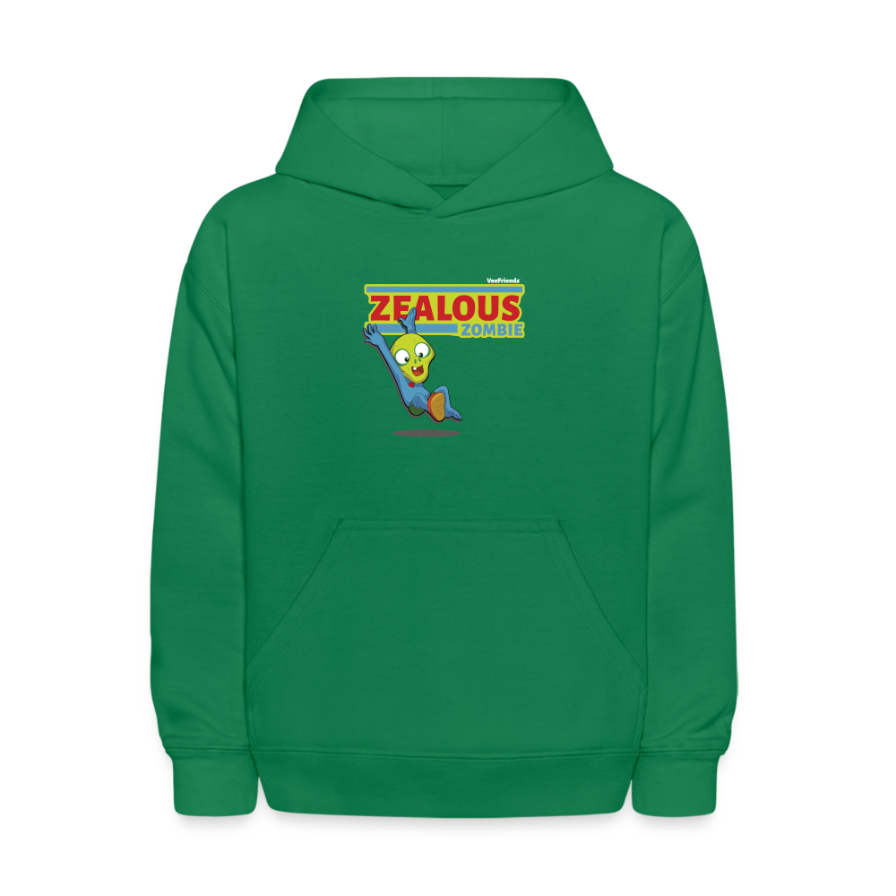 Zealous Zombie Character Comfort Kids Hoodie