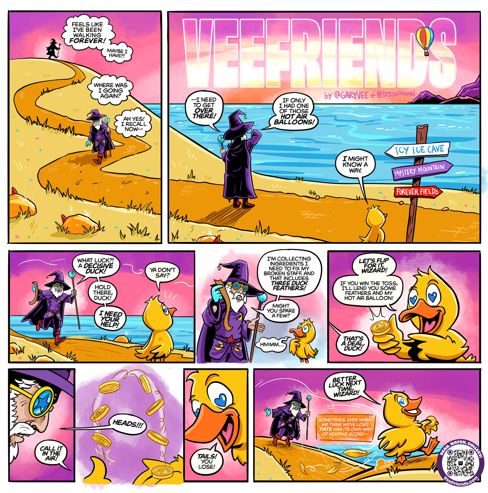 Willful Wizard Meets Decisive Duck