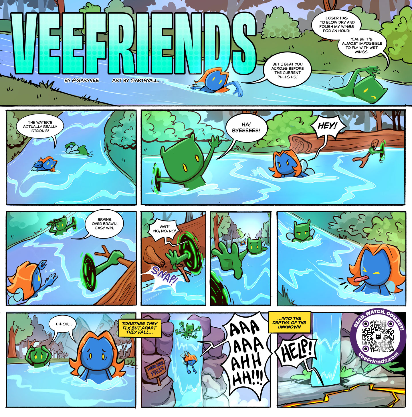 Fearless Fairy and Bad Intentions Race in a Stream