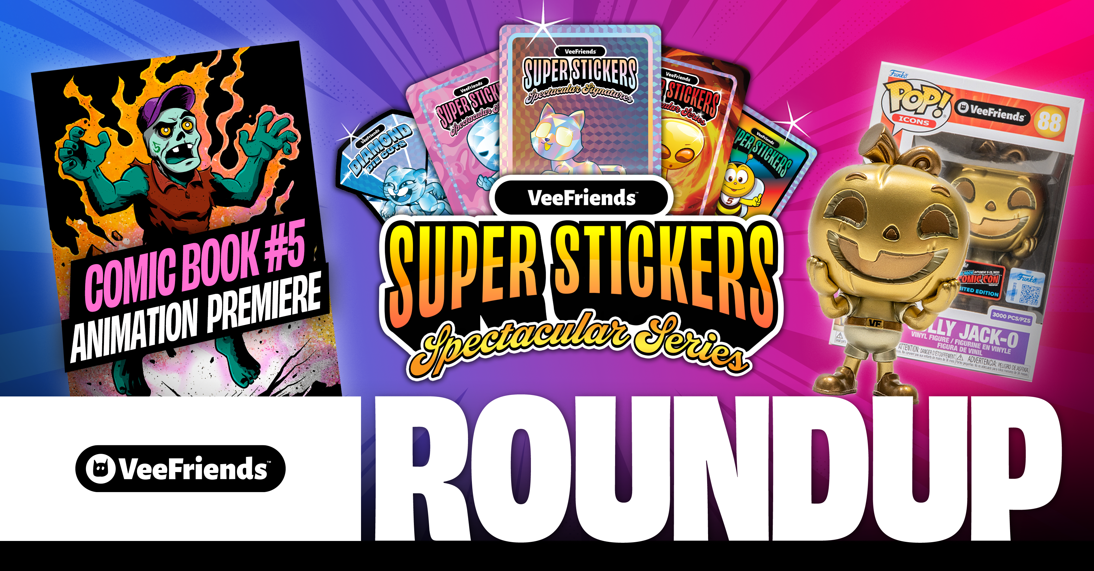 RoundUp: Super Stickers: Spectacular Series Announced & Pre-Order Opens, Comic Book #5 Animation…