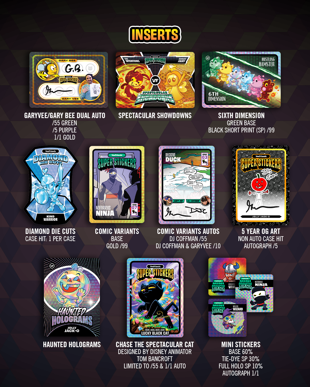 Spectacular Series Inserts