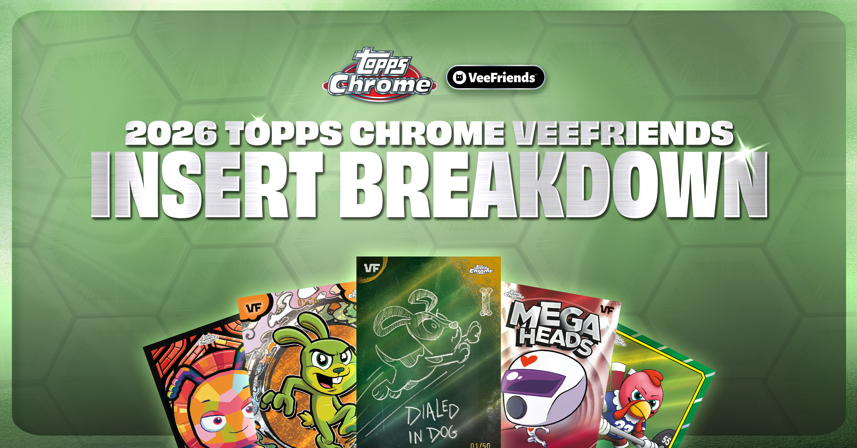 Discover All 13 Inserts In 2026 Topps Chrome VeeFriends | 9 Brand-New, 4 Returning