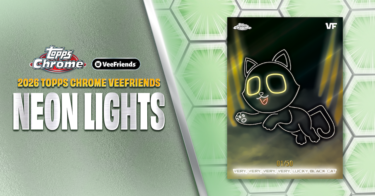 Road To Chrome: Spotlighting The Neon Lights Insert in Topps Chrome VeeFriends 2026