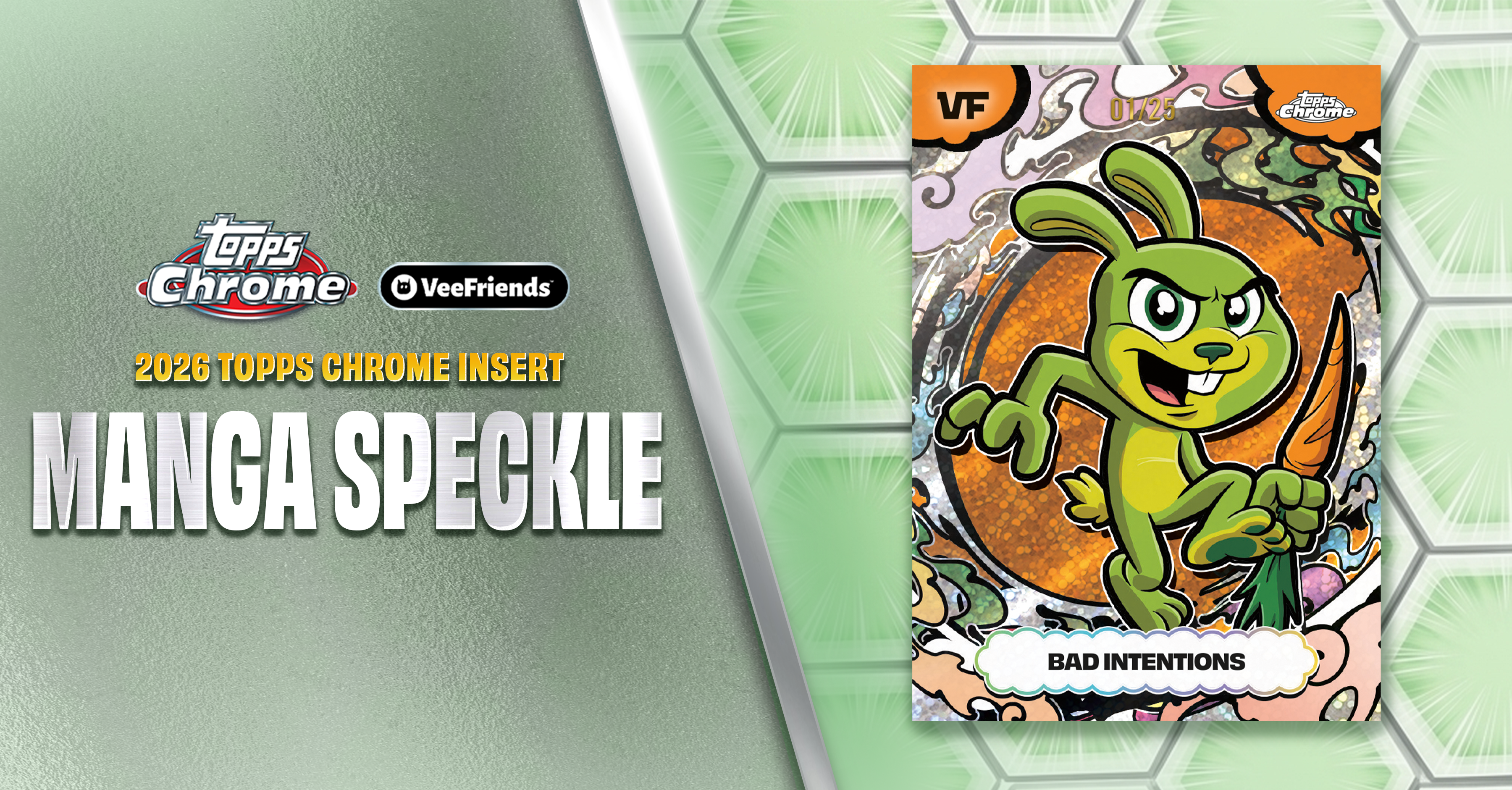 Road To Chrome: Spotlighting the Manga Speckle Set Insert In Topps Chrome VeeFriends 2026